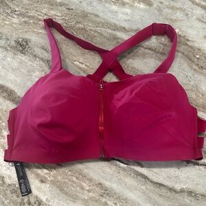 Victoria's Secret Burgundy strappy Sports Bra